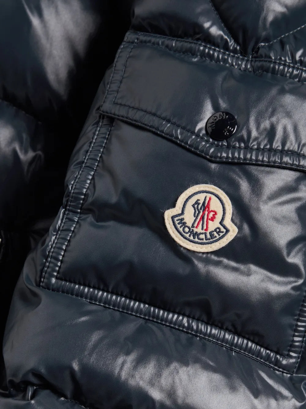 Moncler Maya Padded Down Jacket Navy