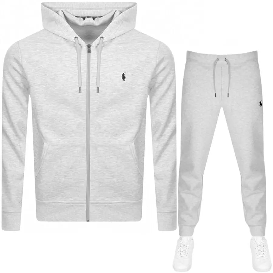 Ralph Lauren Double Knit Tracksuit Grey