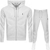 Ralph Lauren Double Knit Tracksuit Grey