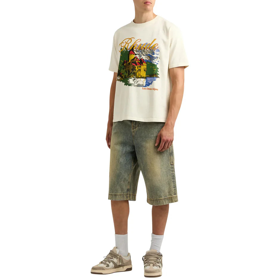 Rhude Chateau Vintage White T Shirt