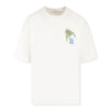 Rhude Moonlight Tropics Print Oversized Vintage White T Shirt